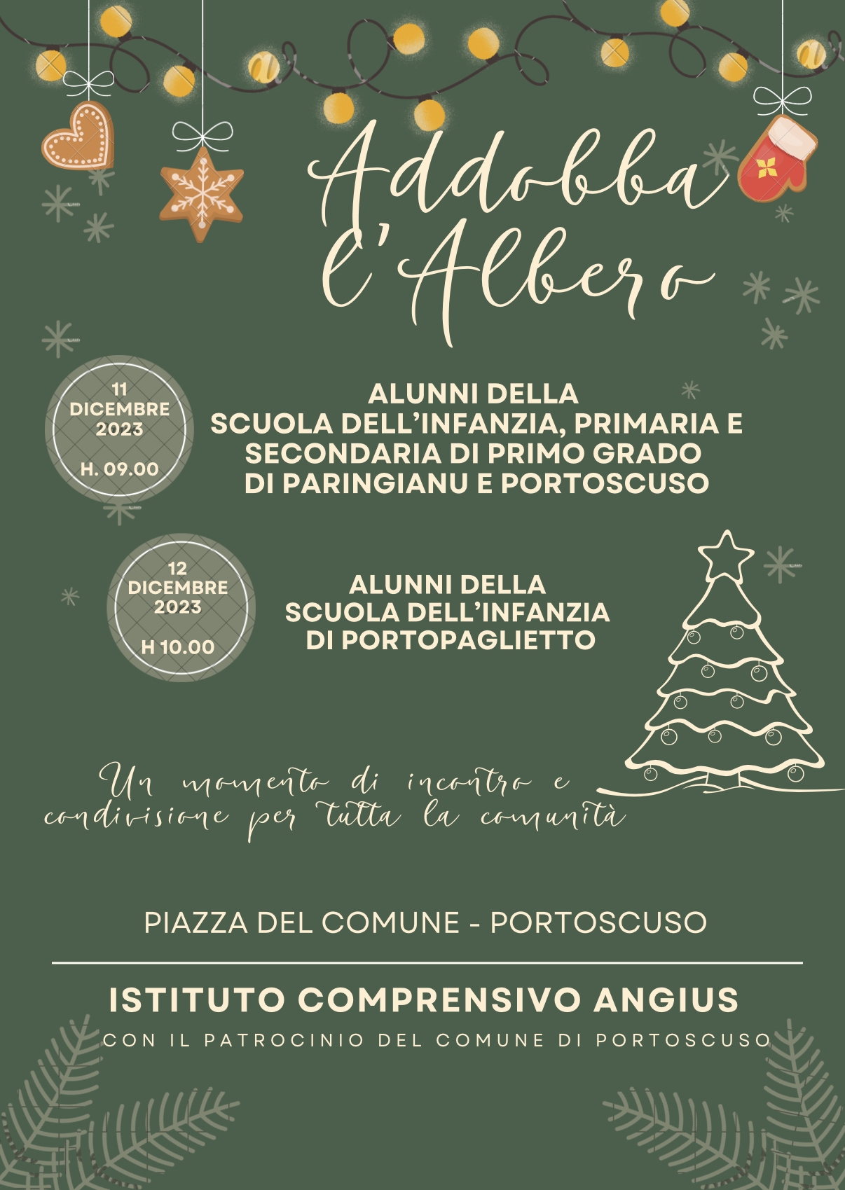 addobba lalbero portoscuso